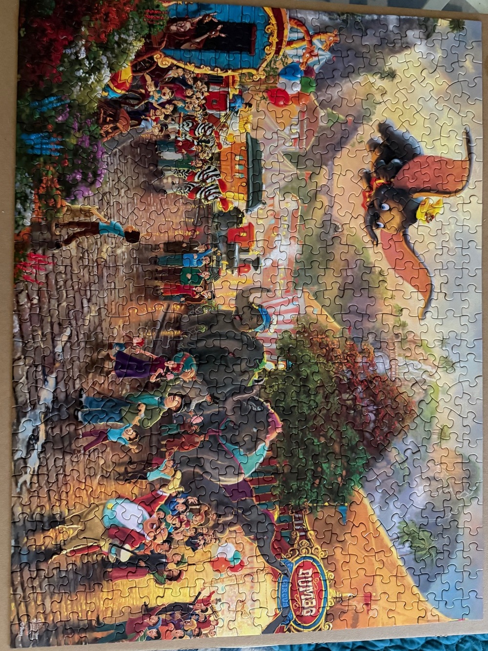 Disney x Thomas Kincaid Dumbo Circus Scene Jigsaw Puzzle